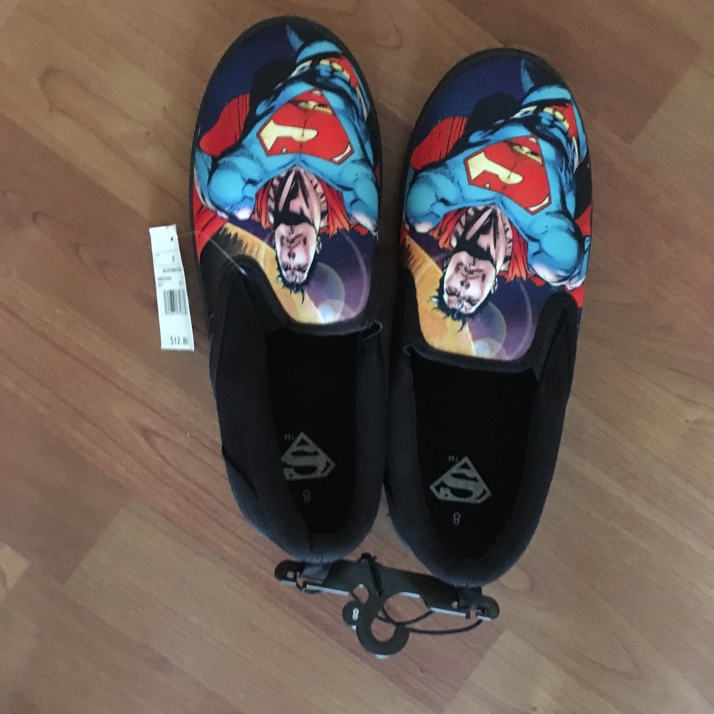 Super Man Slip Ons